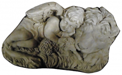 27G-16 Angel with lion and lamb