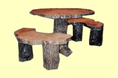 Watermaple Table/Bench Set