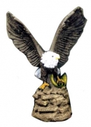 12A-40 Eagle on Layered Rock