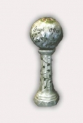 Ball:Fluted Pedestal-Hand Painted-Can Customize
