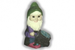 Large Gnome with Wheel Barrow