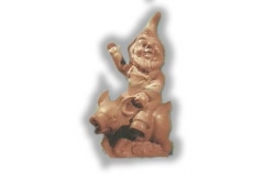 Medium Gnome Riding Pig