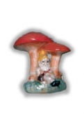 Double Mushroom With Gnome