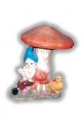 Mushroom With Gnome and Duck