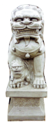 17B-45 Foo dog with baby