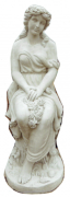 19D-35 Large sitting lady with rose (Ava)