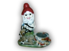 Gnomewith Deer Planter