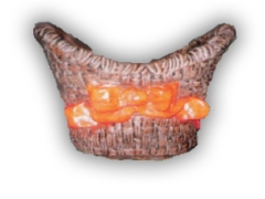 Large Basket With Bow