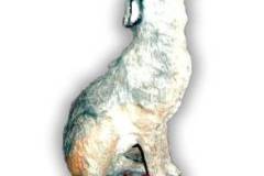 Large Howling Wolf